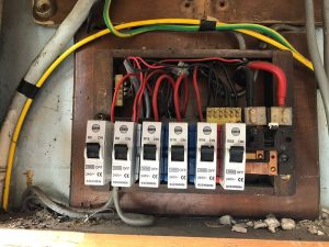 old fuseboard testing by MW Electrical Services in York